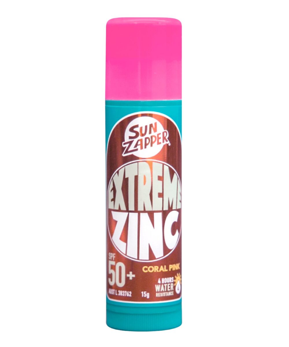Kolorowy Sztyft Przeciwsłoneczny Sun Zapper Extreme Zinc Stick Pink SPF 50+