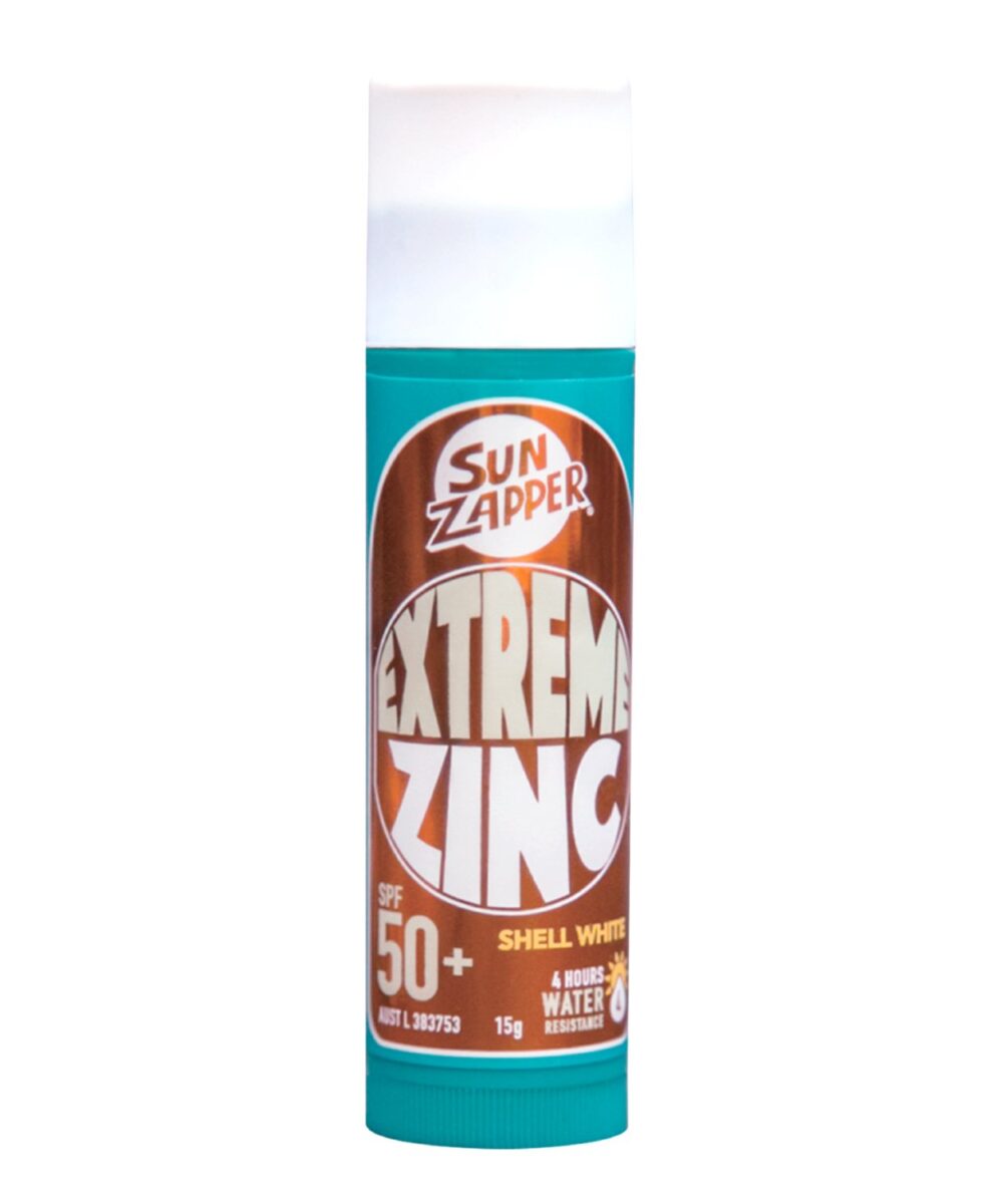 Kolorowy Sztyft Przeciwsłoneczny Sun Zapper Extreme Zinc Stick White SPF 50+