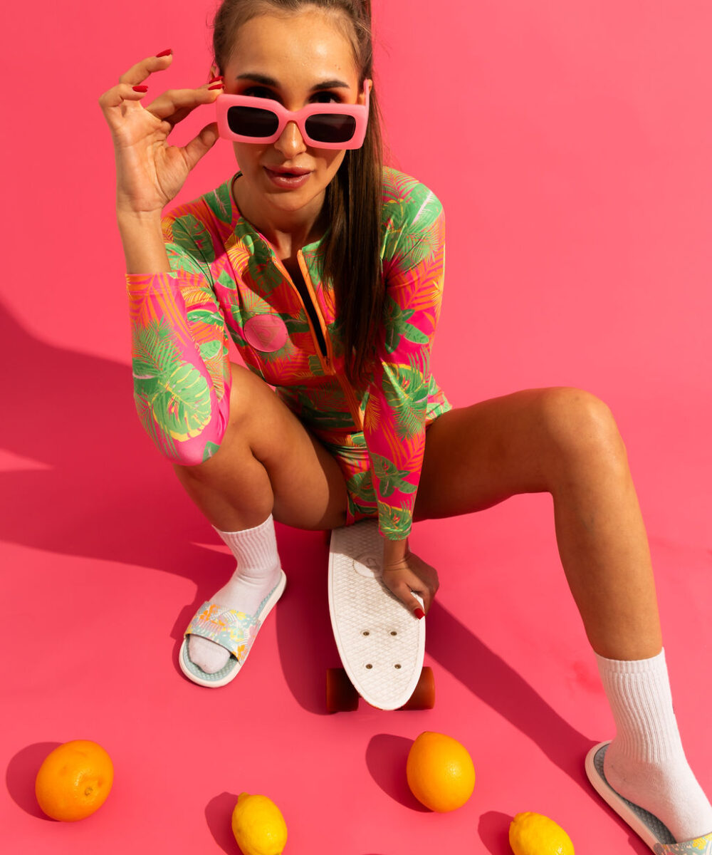 LYCRA SWIMSUIT NEVRBOARD MIAMI ZIP