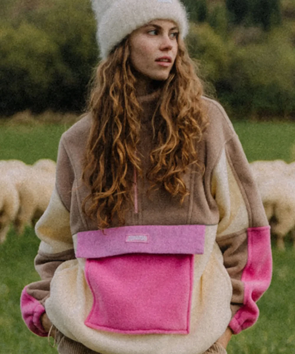 BLUZA POLAR JUNGMOB STRAWBERRY LATTE