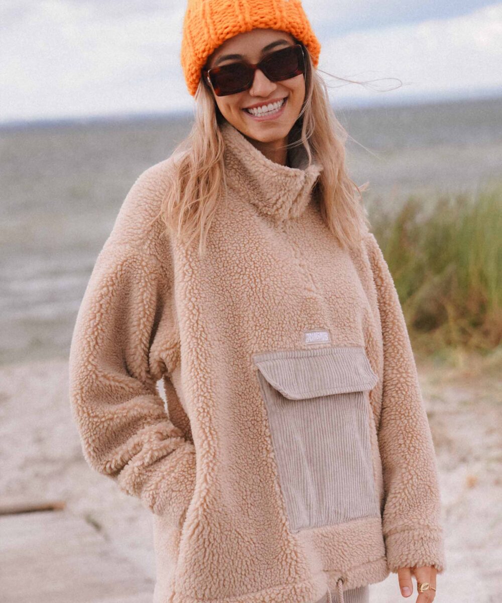 JUNGMOB BLUZA BARANEK TEDDY SANDY