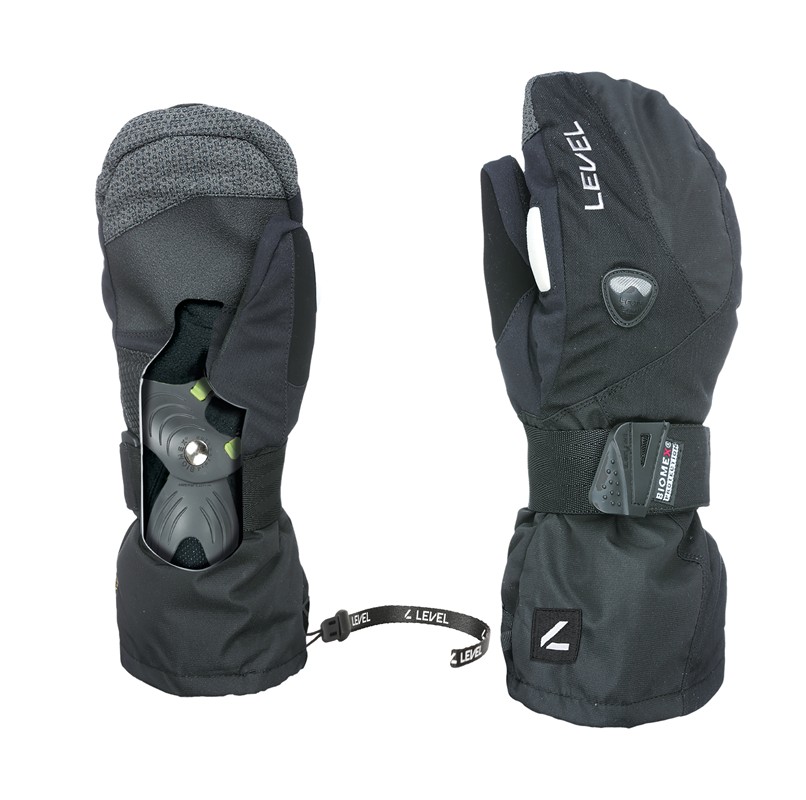 Rękawice Snowboardowe LEVEL Fly Mitt Black 2025