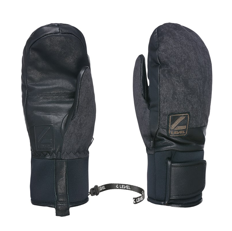 Rękawice Snowboardowe LEVEL Rover Mitt Black Grey 2026