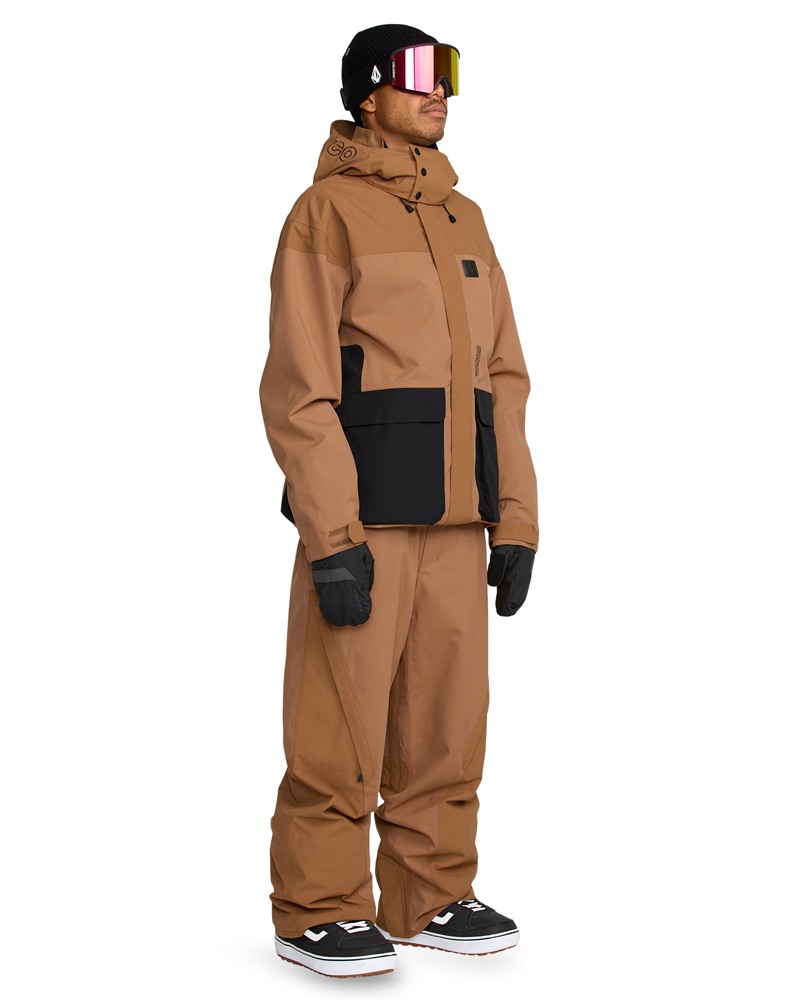 Kurtka Snowboardowa VOLCOM KLEVELAND JACKET TERRA BROWN 2026