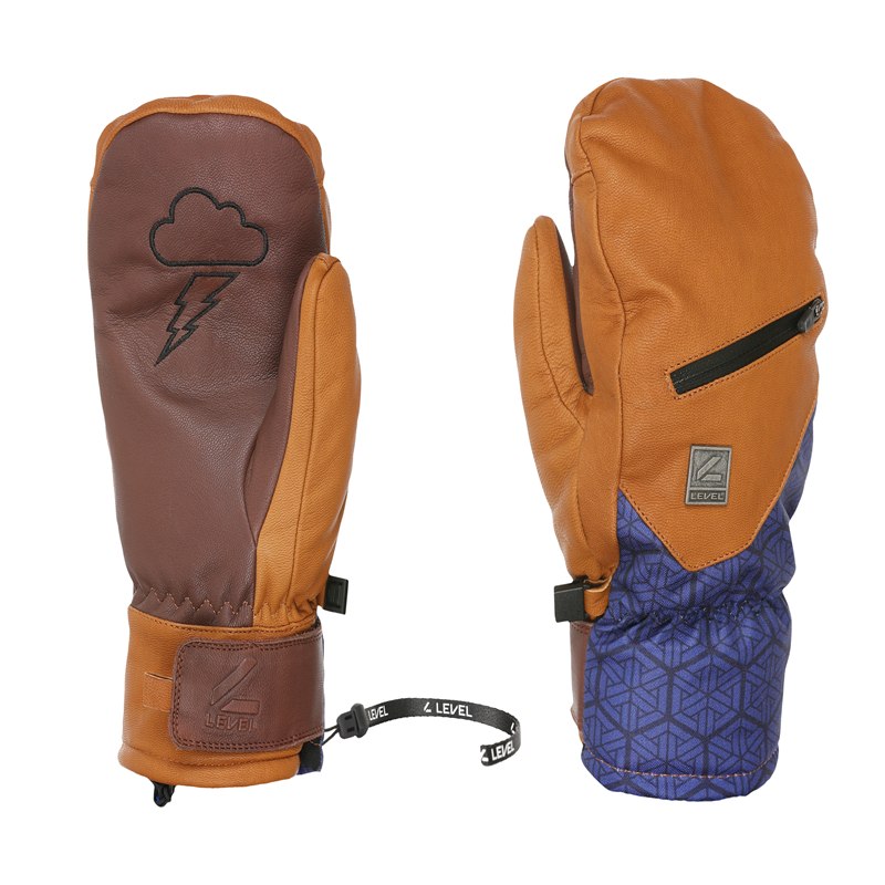 Rękawice Snowboardowe LEVEL Pulsar Mitt Brown 2026