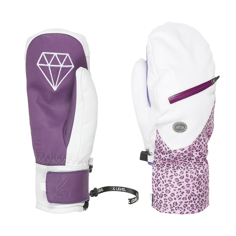 Rękawice Snowboardowe LEVEL Pulsar Mitt White 2026