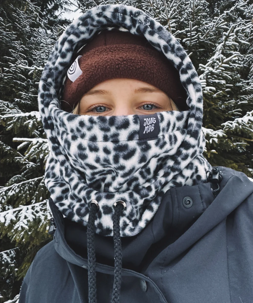 Kaptur JUNGMOB BALACLAVA PANTHER GREY