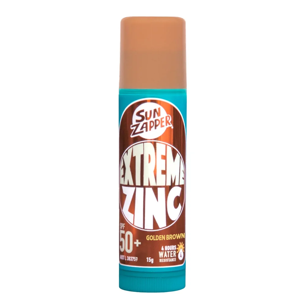 Kolorowy Sztyft Przeciwsłoneczny Sun Zapper Extreme Zinc Stick Brown SPF 50+