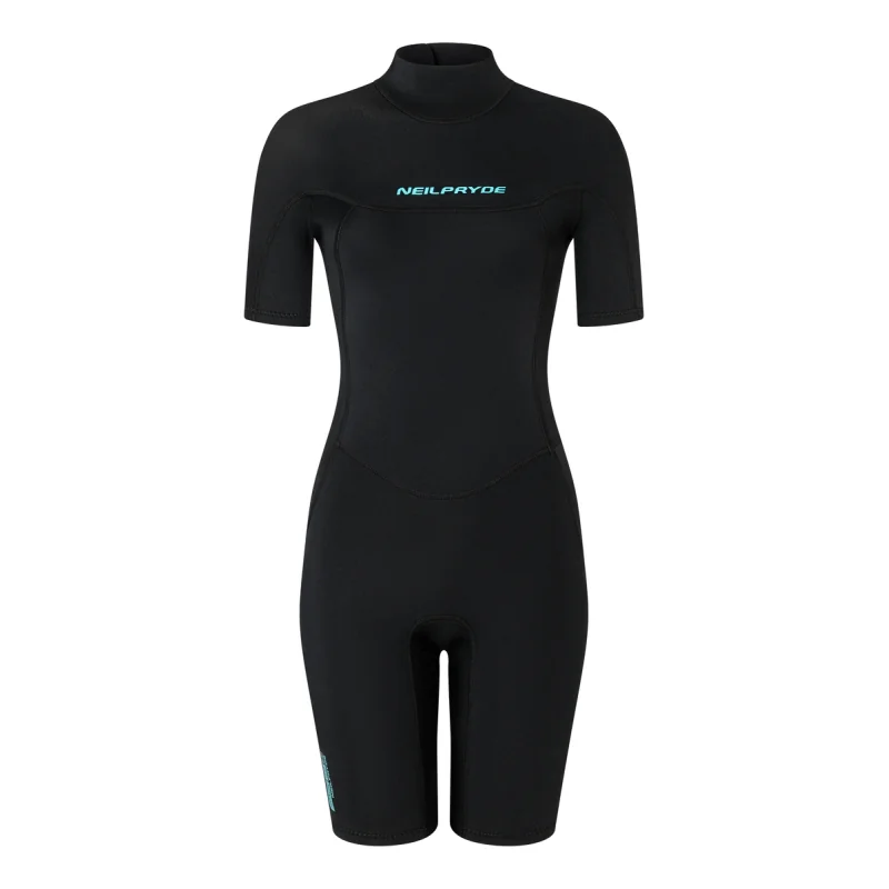 Pianka Neoprenowa Damska NeilPryde Spark Shorty 2/2 Black