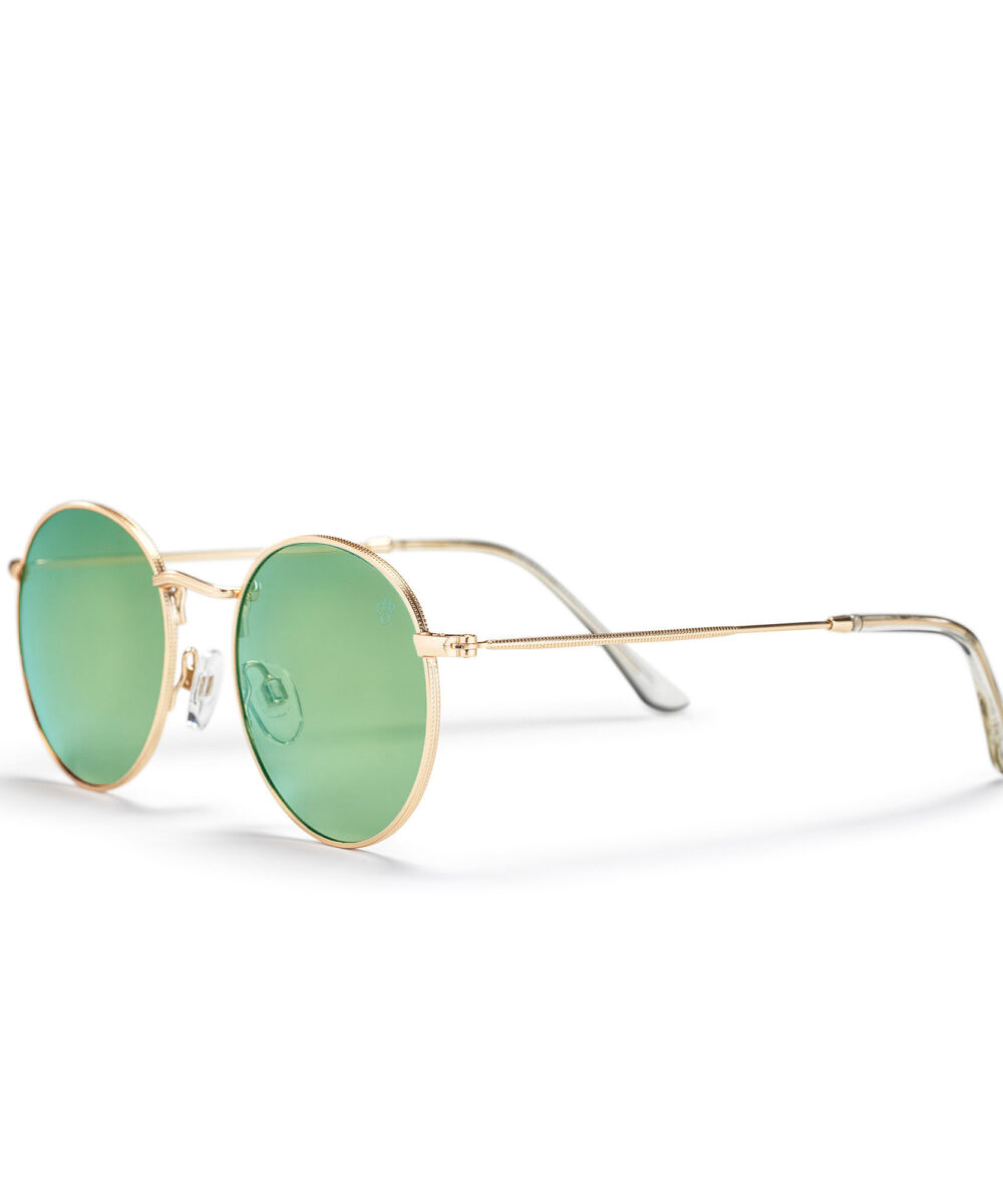 Okulary Przeciwsłoneczne CHPO Liam GOLD GREEN MIRROR