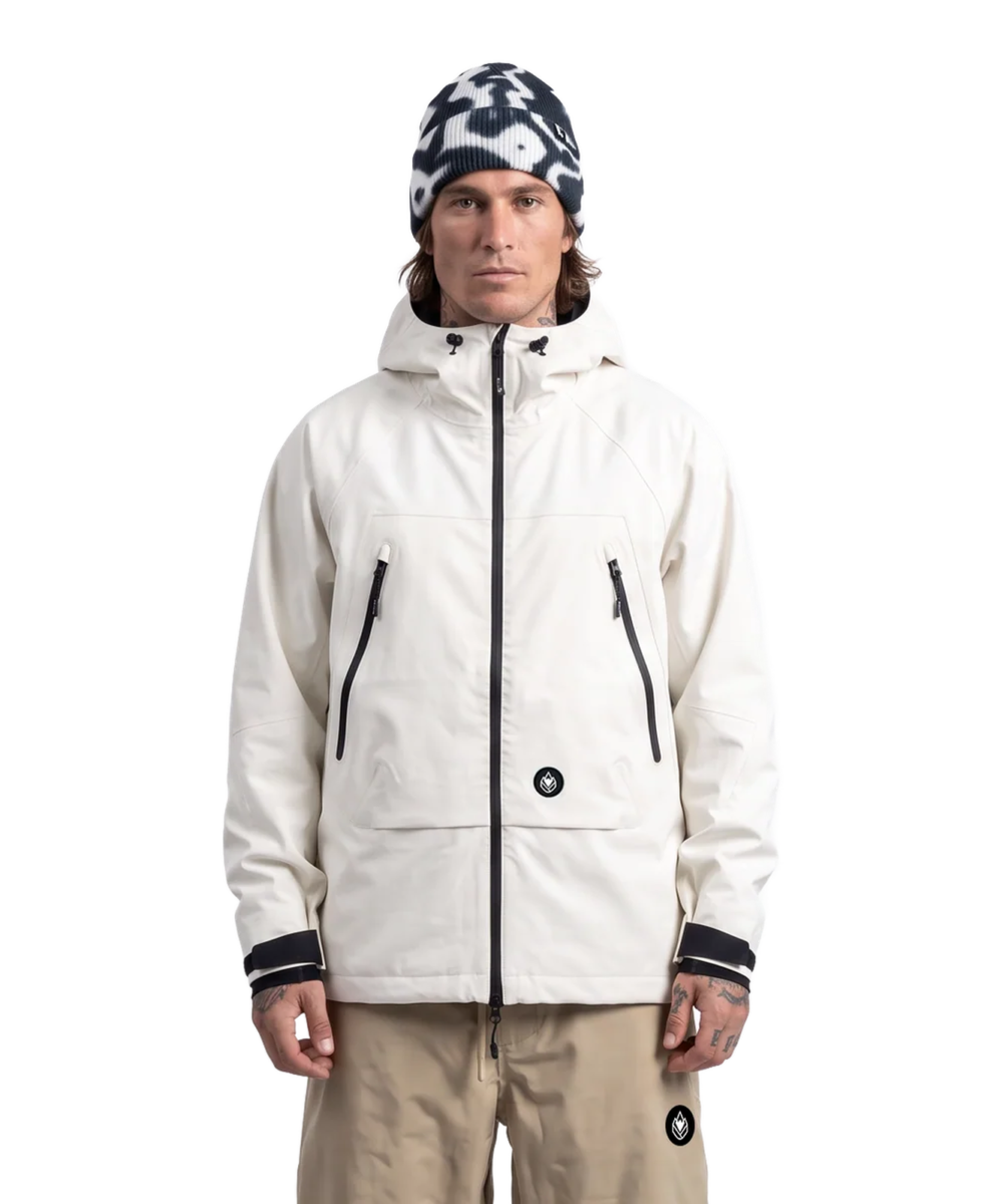 Kurtka Snowboardowa Phieres Knarlyph JKT White 2027