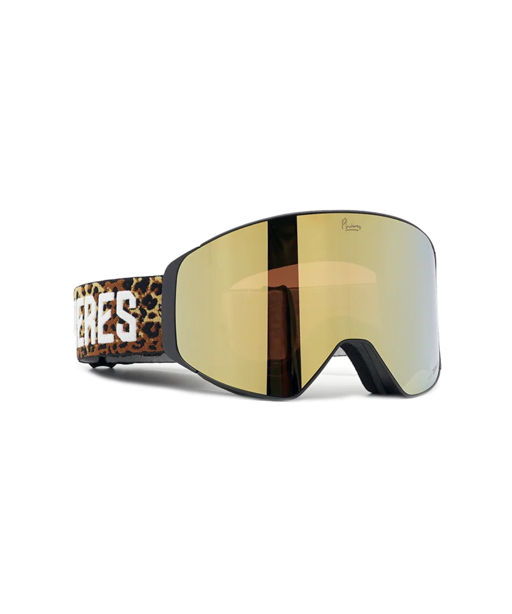 Gogle snowboardowe Phieres PH-12sixty Black Leo Gold