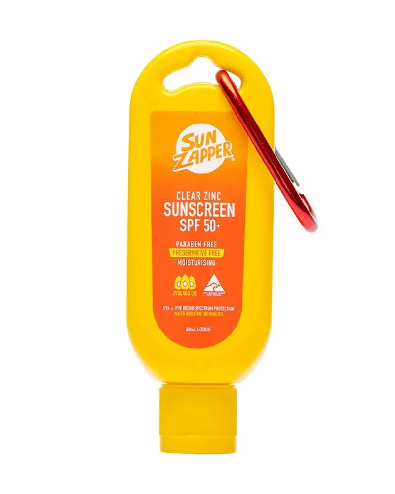 SUNZAPPER-CLEAR-ZINC-SUNSCREEN-LOTION-KEYCHAIN-ZINC-DUNEDIN-NZ